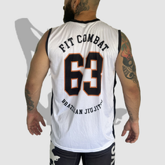 Regata Basquete Fit Combat 63 Branca na internet