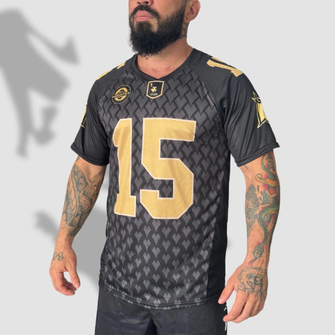 Tipo Jérsey #15 - Padrão Preto Monsters