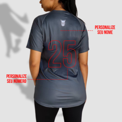 Tipo Jérsey Personalizada - Padrão 2 Cinza Escuro Rhynos FA na internet