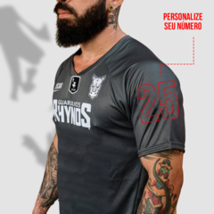 Tipo Jérsey Personalizada - Padrão 2 Cinza Escuro Rhynos FA - comprar online