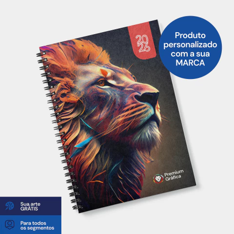 Caderno Personalizado Capa Dura com a Sua Marca - comprar online