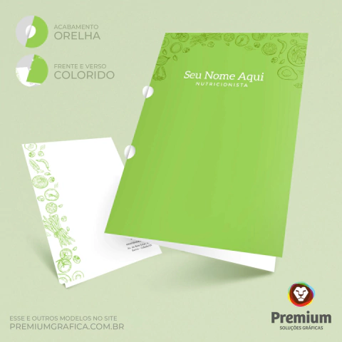 Pasta c/ Orelha Nutricionista Alecrim