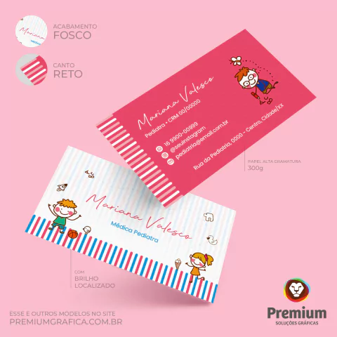 Cartão de Visita Médico Oslo - Top