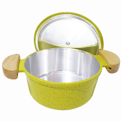 Caçarola em alumínio fundido Lunna - Amarelo mesclado - comprar online