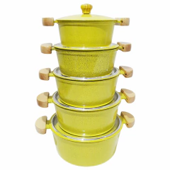 Jogo de caçarolas Lunna - Amarelo mesclado - 5 peças - comprar online