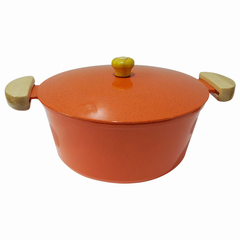 Caçarola em alumínio fundido Lunna - Laranja mesclado - comprar online