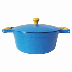 Caçarola em alumínio fundido Colors - Azul mesclado - comprar online