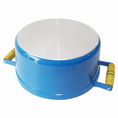 Caçarola em alumínio fundido Colors - Azul mesclado na internet