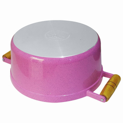 Caçarola em alumínio fundido Colors - Rosa mesclado na internet