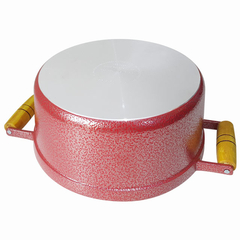 Caçarola em alumínio fundido Colors - Vermelho craquelado - comprar online