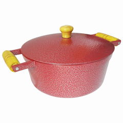 Caçarola em alumínio fundido Colors - Vermelho craquelado na internet