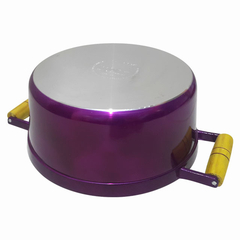 Caçarola em alumínio fundido Colors - Violeta verniz na internet