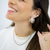 Argola Martelada Com Piercing Fake Savana - comprar online