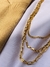 Colar triplo correntes - loja online