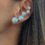 Brinco Earhook Pérolas Gaia