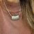 Colar Rabo De Rato Placa Lana - It bijoux acessórios