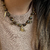 Colar Mocha Gotas Resinas Cacau - It bijoux acessórios