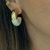 Argola Pamela Resina com Dourado