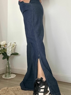 Wide leg Denim Comfy Azul - comprar online