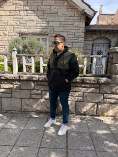 Anorak brc verde militar - comprar online