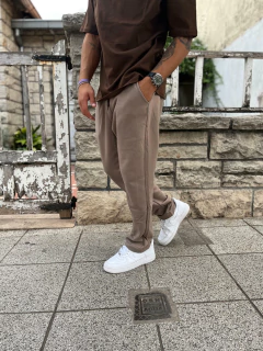 Babucha frizada recta choco en internet