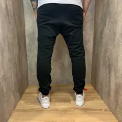 Babucha algodon frisada negra - DLO