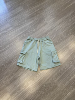 Bermuda algodon cargo verde - comprar online