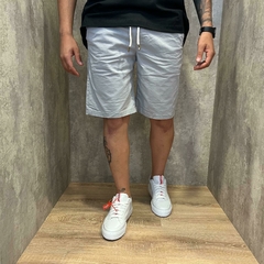 Bermuda jogger gris perla
