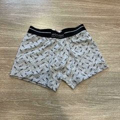 Boxer gris estampado