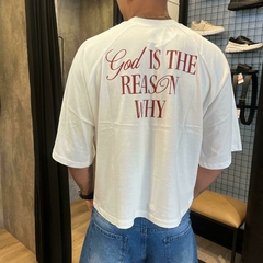 Remera Boxy God crudo - DLO