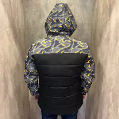 Imagen de Campera abrigo BR estampada