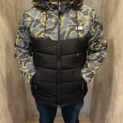 Campera abrigo BR estampada