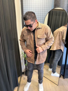 Camisa de corderoy choco - tienda online