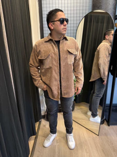 Camisa de corderoy choco - comprar online