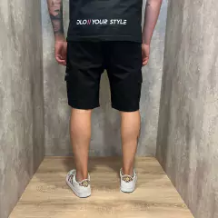 bermuda cargo negra c6 - DLO