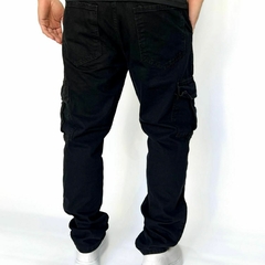 Jean mom cargo negro c77