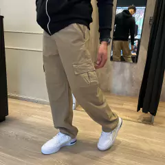 Jean mom cargo beige c80 - DLO