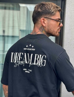 Remera over dream negra - comprar online