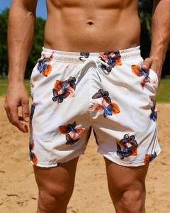 Short de baño estampado
