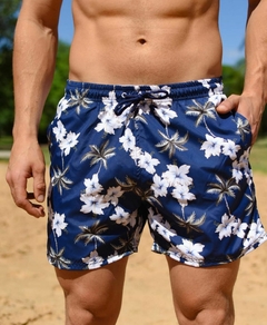 Short de baño estampado