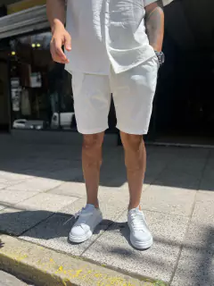 Conjunto lino crudo - tienda online