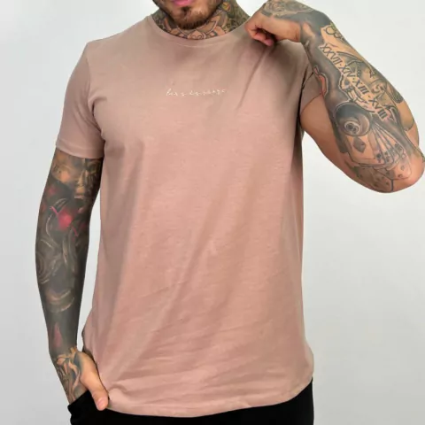 Remera Less chocolate claro