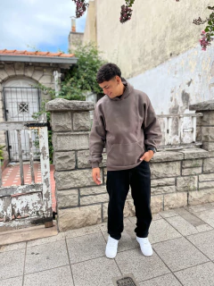 Canguro frizado liso choco - tienda online