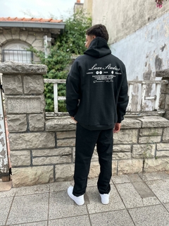 Canguro over frizado Luxe negro - DLO