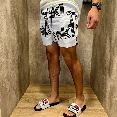 Short de baño MK-1 blanco