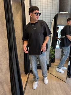 Remera over Nothing negra - comprar online