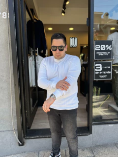 Imagen de Buzo panal blanco