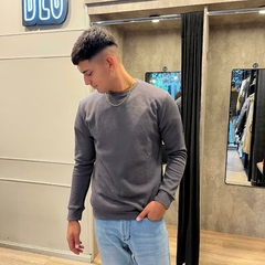 Buzo panal gris