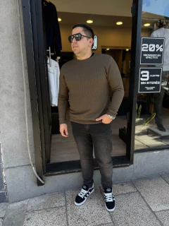 Imagen de Buzo panal verde militar