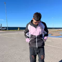 Rompeviento tricolor rosa 2.0